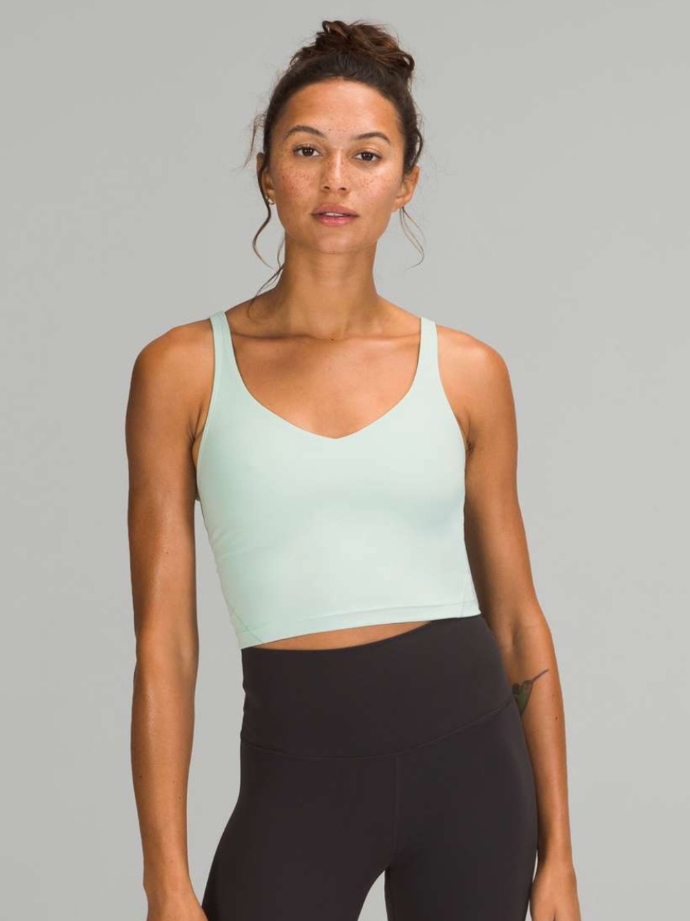 lululemon athletica Delicate Mint Cropped Align Tank
